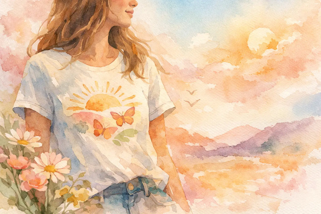 Positive Graphic Tees Women Actually Wear