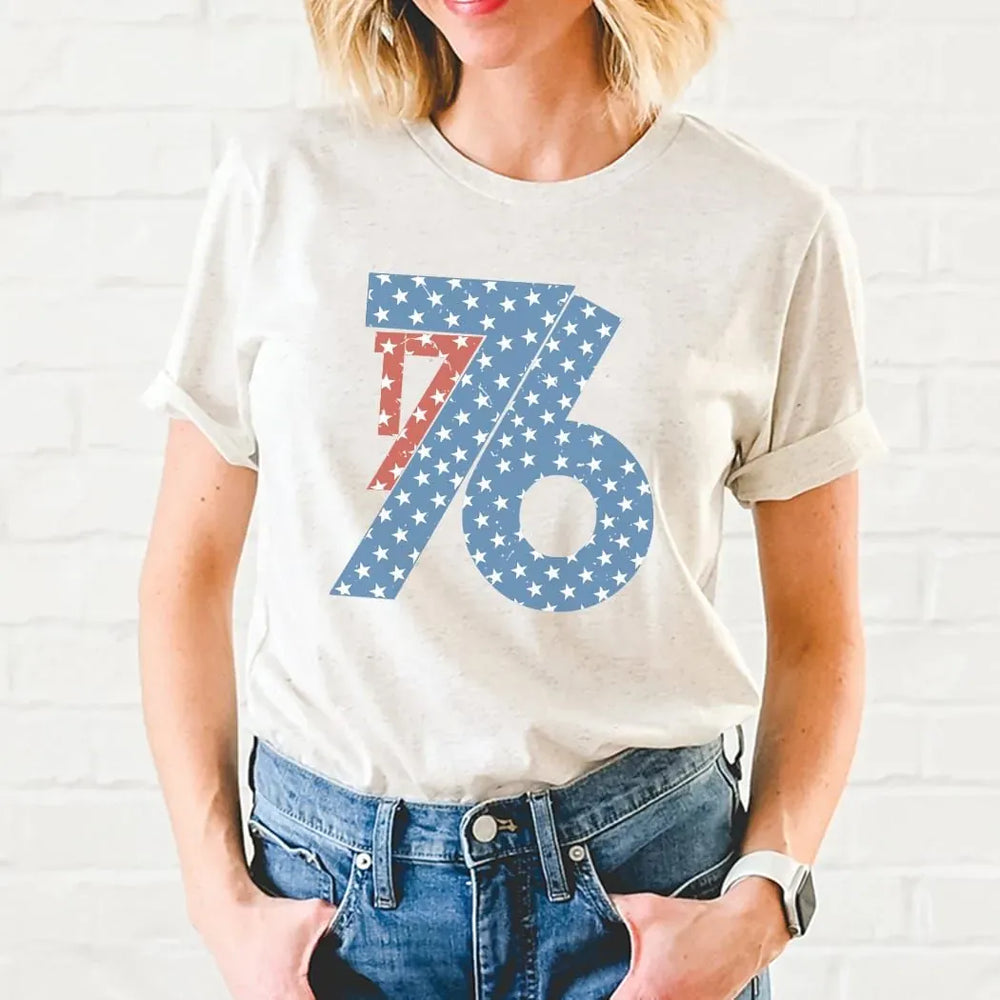 Rockledge Designs LLC Shirts & Tops 1776 Patriotic Tee – Retro American Independence T-Shirt - WE300 1776 Patriotic Tee – Retro American Independence T-Shirt - WE300