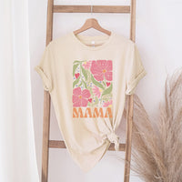 Abstract Floral Mama Tee – Colorful Mother’s Day Graphic T-Shirt - ML201