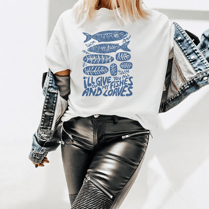Fishes and Loaves Graphic T-Shirt - SE105