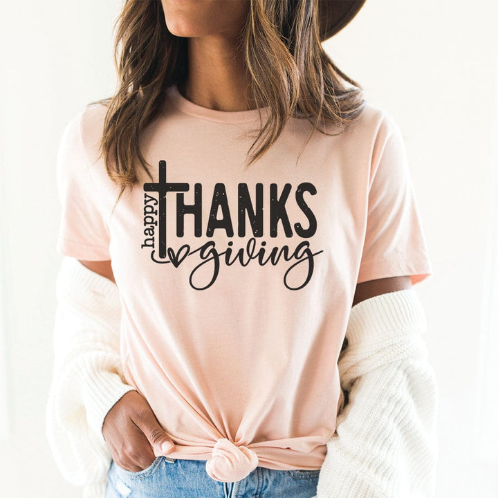 Happy Thanksgiving Graphic T-Shirt - FA307