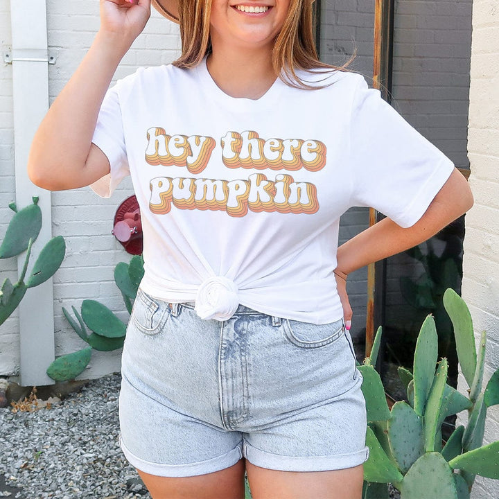 Hey There Pumpkin Fall Graphic T-Shirt - FA112