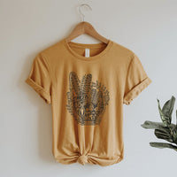 Rockledge Designs LLC Shirts & Tops Be The Good Peace Hand Tee – Boho Inspirational Graphic T-Shirt - IN154 Be The Good Peace Hand Tee – Boho Inspirational Graphic T-Shirt - IN154