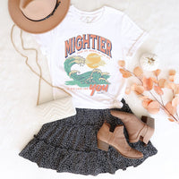 Mightier Than the Waves Tee – Christian Retro Wave Graphic T-Shirt - SE106