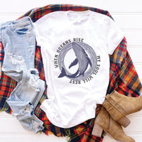 When Oceans Rise My Soul Will Rest Tee – Christian Whale Graphic T-Shirt - SE107