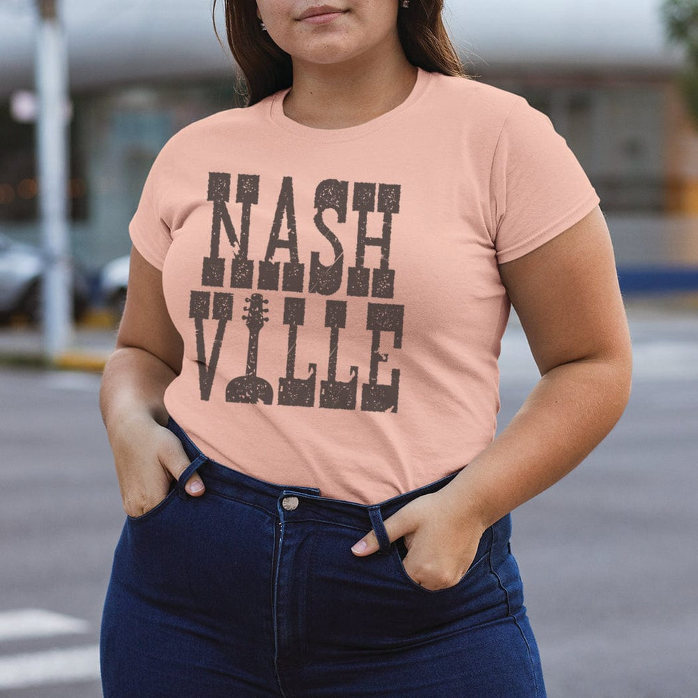 Nashville Western Graphic Tee – Country Music Vintage T-Shirt - WE118
