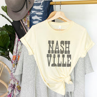 Nashville Western Graphic Tee – Country Music Vintage T-Shirt - WE118