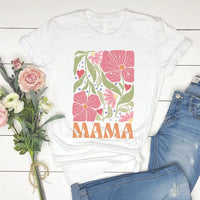 Rockledge Designs LLC Shirts & Tops Abstract Floral Mama Tee – Colorful Mother’s Day Graphic T-Shirt - ML201 Abstract Floral Mama Tee – Colorful Mother’s Day Graphic T-Shirt - ML201