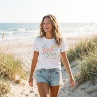 Rockledge Designs LLC Shirts & Tops Custom Coastal Girls Trip Shirt: Matching Beach Vacation Tee for Women - CU200 Custom Coastal Girls Trip Shirt: Matching Beach Vacation Tee for Women - CU200