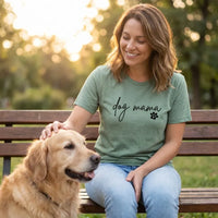 Rockledge Designs LLC Shirts & Tops Dog Mama Shirt: Cute Minimal Dog Mom Tee - SU410 Dog Mama Shirt: Cute Minimal Dog Mom Tee - SU410