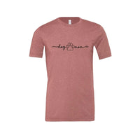 Rockledge Designs LLC Shirts & Tops Dog Mom Shirt: Cute Paw Heart Dog Lover Tee - SU411 Dog Mom Shirt: Cute Paw Heart Dog Lover Tee - SU411