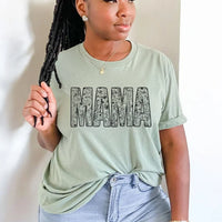 Rockledge Designs LLC Shirts & Tops Floral Mama Graphic Tee – Vintage Botanical Lace Lettering T-Shirt - MD904 Floral Mama Graphic Tee – Vintage Botanical Lace Lettering T-Shirt - MD904
