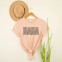 Rockledge Designs LLC Shirts & Tops Floral Mama Graphic Tee – Vintage Botanical Lace Lettering T-Shirt - MD904 Floral Mama Graphic Tee – Vintage Botanical Lace Lettering T-Shirt - MD904