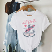 Rockledge Designs LLC Shirts & Tops Life’s a Beach Coastal Cowgirl Tee – Surf Girl Graphic Shirt – Western Beach Vibes T-Shirt - SU307 Life’s a Beach Coastal Cowgirl Tee – Surf Girl Graphic Shirt – Western Beach Vibes T-Shirt - SU307