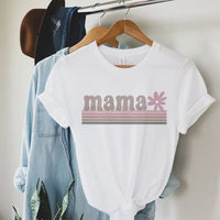Rockledge Designs LLC Shirts & Tops Retro Mama Daisy Graphic Tee – Vintage Boho Mom Shirt - ML154 Retro Mama Daisy Graphic Tee – Vintage Boho Mom Shirt - ML154