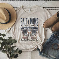 Rockledge Designs LLC Shirts & Tops Salty Moms Beach Club Tee – Funny Coastal Mom Shirt – Summer Beach Graphic T-Shirt - SE122 Salty Moms Beach Club Tee – Funny Coastal Mom Shirt – Summer Beach Graphic T-Shirt - SE122