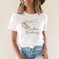Rockledge Designs LLC Shirts & Tops Scatter Kindness Floral Graphic Tee – Inspirational Wildflower T-Shirt  - SP420 Scatter Kindness Floral Graphic Tee – Inspirational Wildflower T-Shirt  - SP420