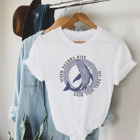 Rockledge Designs LLC Shirts & Tops When Oceans Rise My Soul Will Rest Tee – Christian Whale Graphic T-Shirt - SE107 When Oceans Rise My Soul Will Rest Tee – Christian Whale Graphic T-Shirt - SE107