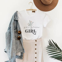 Rockledge Designs LLC Shirts & Tops You Grow Girl Floral Graphic Tee – Inspirational Botanical T-Shirt - NA120 You Grow Girl Floral Graphic Tee – Inspirational Botanical T-Shirt - NA120