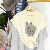 Be The Good Peace Hand Tee – Boho Inspirational Graphic T-Shirt - IN154