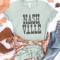 Nashville Western Graphic Tee – Country Music Vintage T-Shirt - WE118