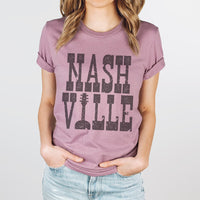 Nashville Western Graphic Tee – Country Music Vintage T-Shirt - WE118
